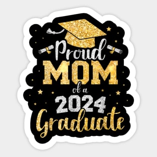 Proud mom of a class of 2024 graduate senior graduation Sticker